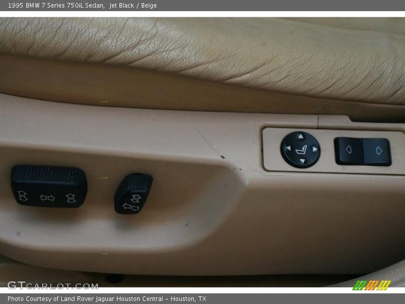 Jet Black / Beige 1995 BMW 7 Series 750iL Sedan