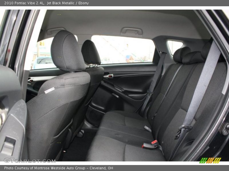 Jet Black Metallic / Ebony 2010 Pontiac Vibe 2.4L