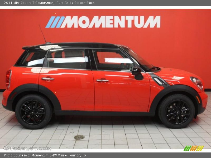 Pure Red / Carbon Black 2011 Mini Cooper S Countryman