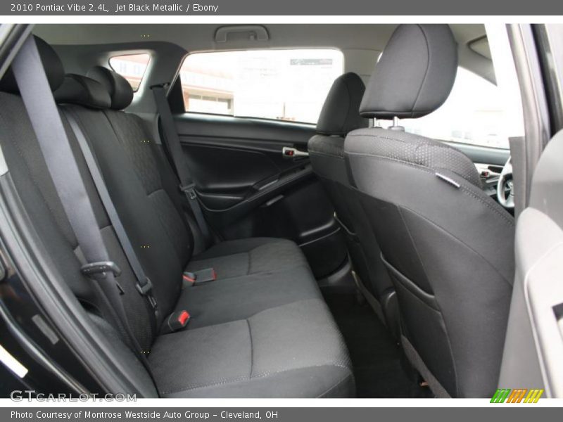 Jet Black Metallic / Ebony 2010 Pontiac Vibe 2.4L
