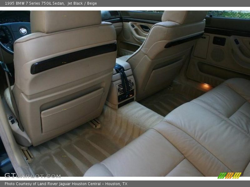 Jet Black / Beige 1995 BMW 7 Series 750iL Sedan