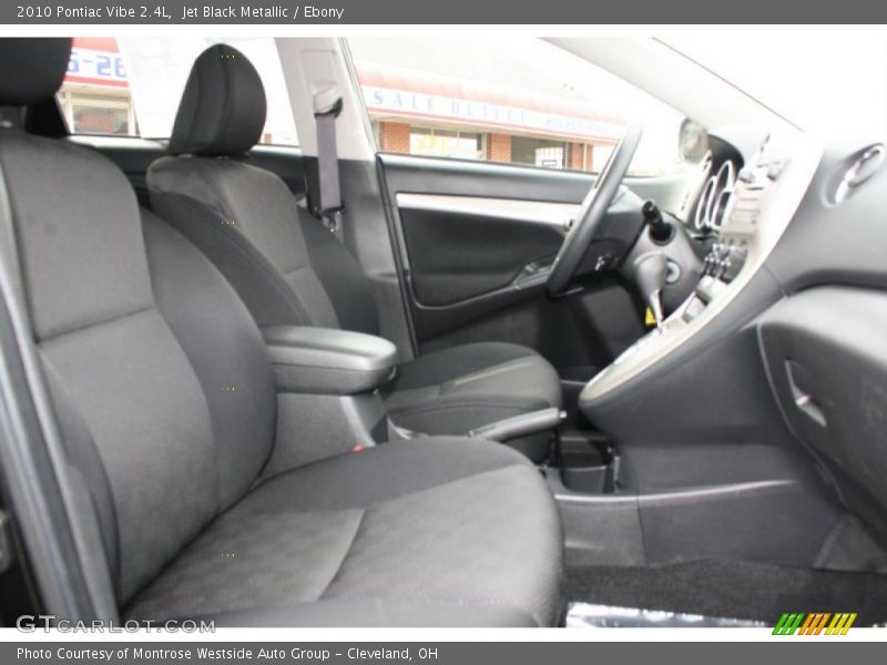 Jet Black Metallic / Ebony 2010 Pontiac Vibe 2.4L