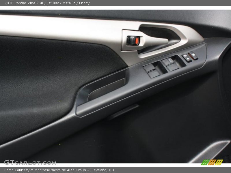 Jet Black Metallic / Ebony 2010 Pontiac Vibe 2.4L