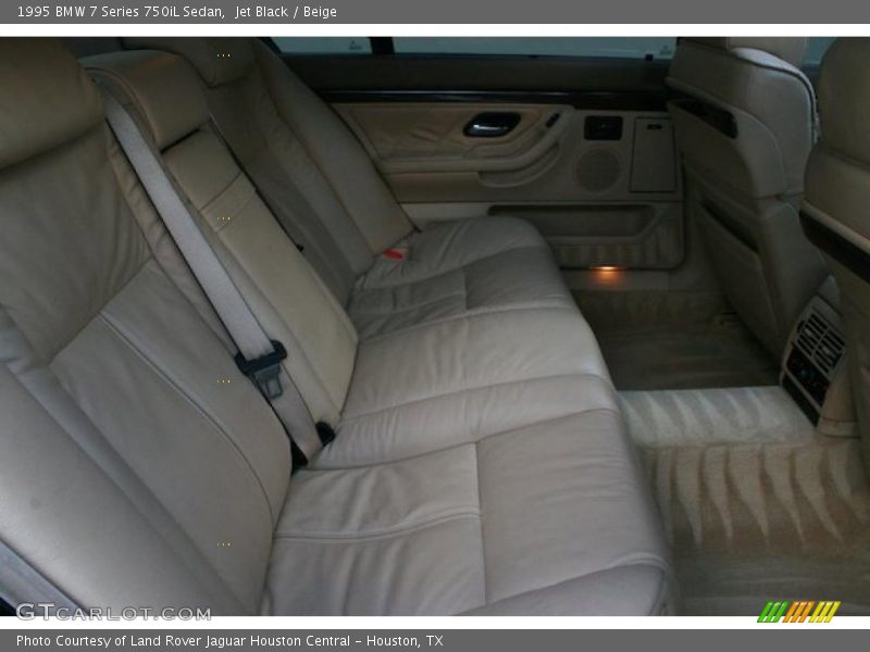 Jet Black / Beige 1995 BMW 7 Series 750iL Sedan
