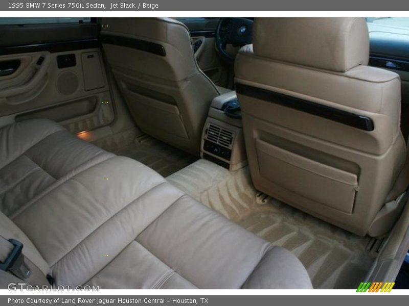 Jet Black / Beige 1995 BMW 7 Series 750iL Sedan