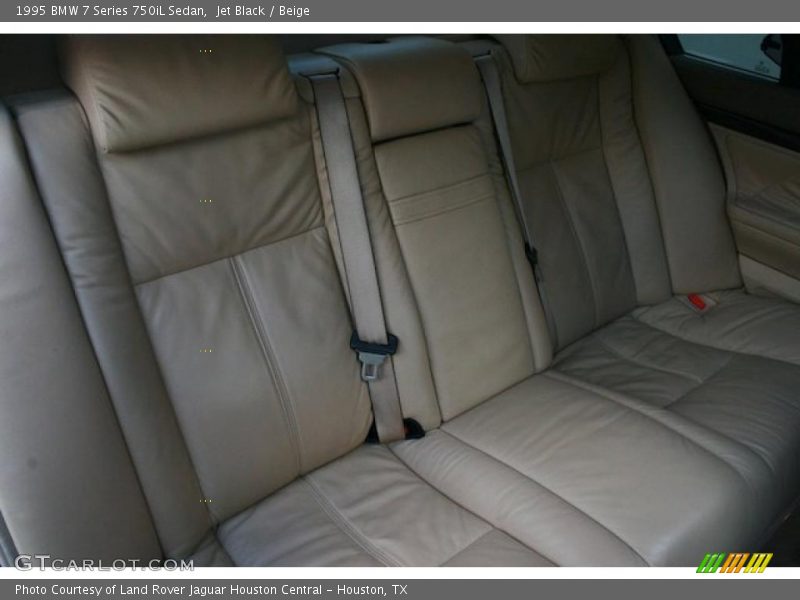 Jet Black / Beige 1995 BMW 7 Series 750iL Sedan