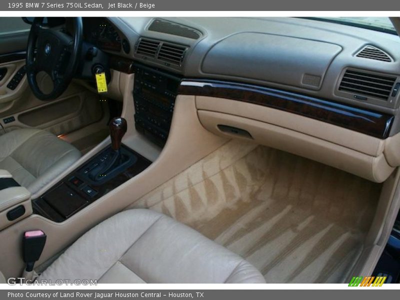 Jet Black / Beige 1995 BMW 7 Series 750iL Sedan