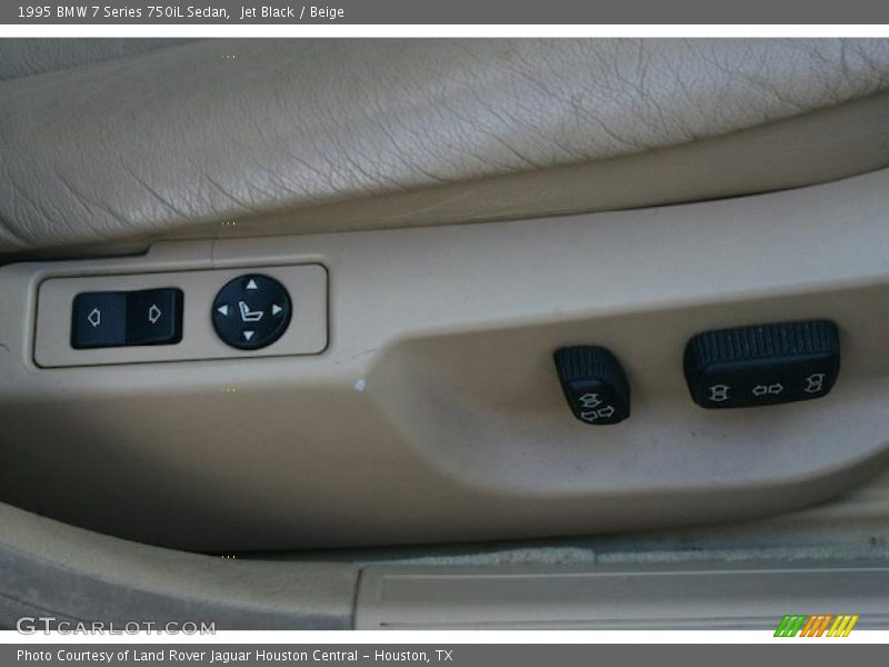 Jet Black / Beige 1995 BMW 7 Series 750iL Sedan