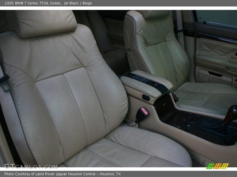 Jet Black / Beige 1995 BMW 7 Series 750iL Sedan