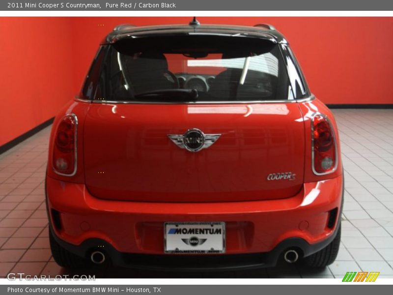 Pure Red / Carbon Black 2011 Mini Cooper S Countryman