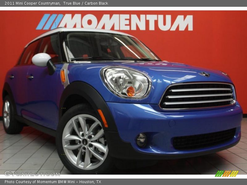 True Blue / Carbon Black 2011 Mini Cooper Countryman