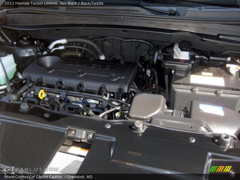 2011 Tucson Limited Engine - 2.4 Liter DOHC 16-Valve CVVT 4 Cylinder