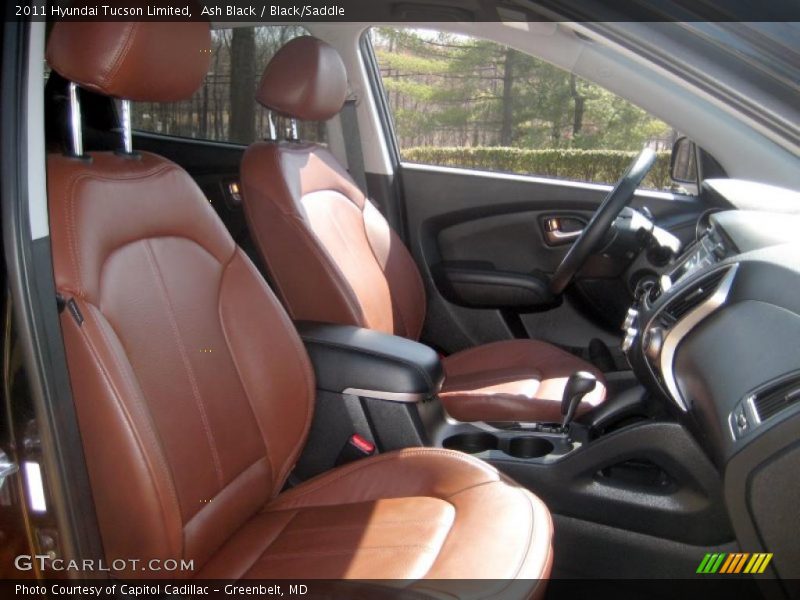  2011 Tucson Limited Black/Saddle Interior