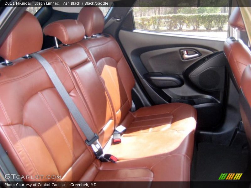  2011 Tucson Limited Black/Saddle Interior