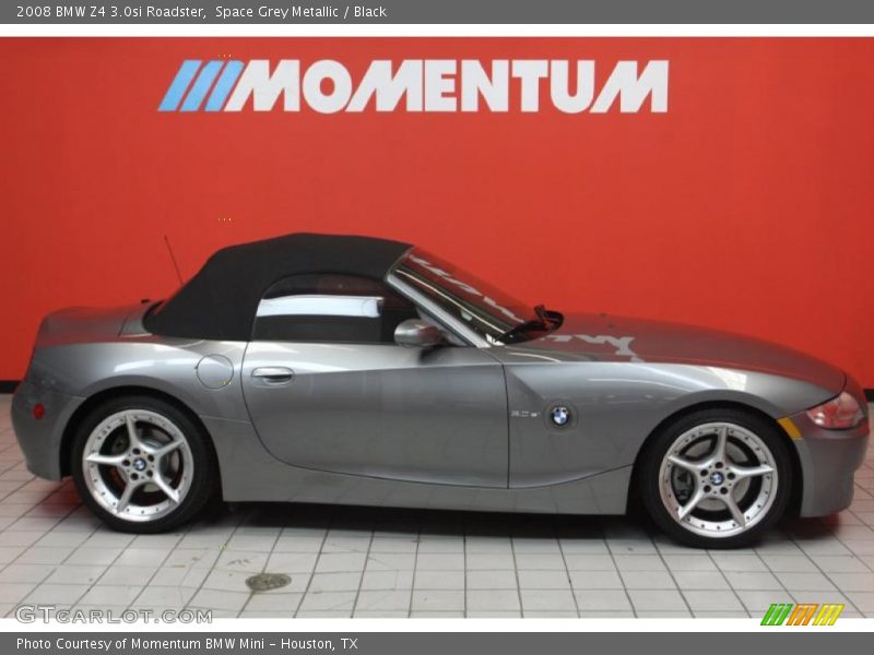 Space Grey Metallic / Black 2008 BMW Z4 3.0si Roadster