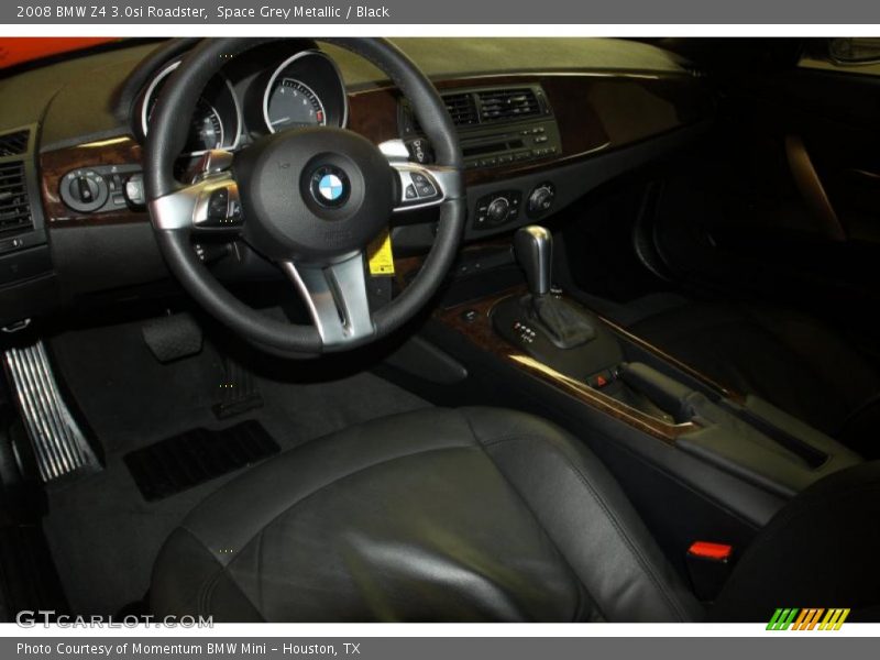 Space Grey Metallic / Black 2008 BMW Z4 3.0si Roadster