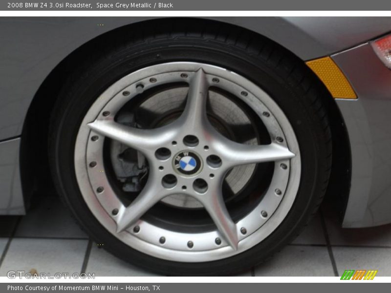 Space Grey Metallic / Black 2008 BMW Z4 3.0si Roadster