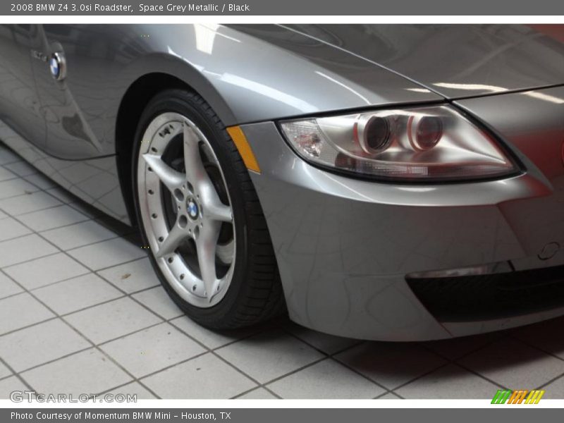 Space Grey Metallic / Black 2008 BMW Z4 3.0si Roadster
