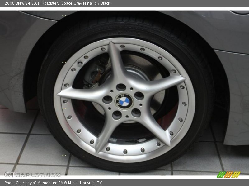 Space Grey Metallic / Black 2008 BMW Z4 3.0si Roadster