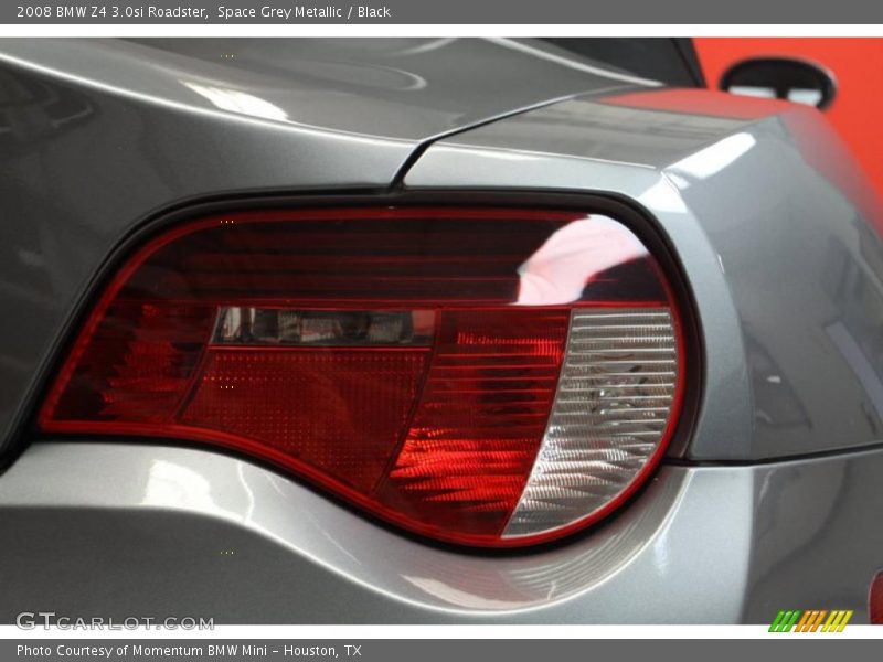 Space Grey Metallic / Black 2008 BMW Z4 3.0si Roadster