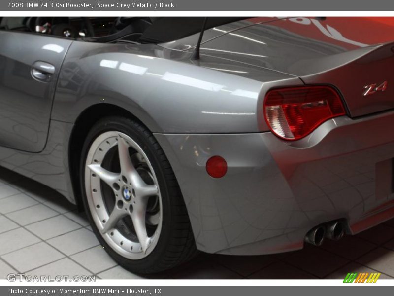 Space Grey Metallic / Black 2008 BMW Z4 3.0si Roadster