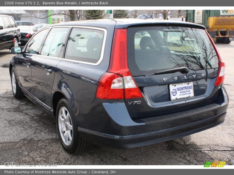 Barents Blue Metallic / Anthracite Black 2008 Volvo V70 3.2