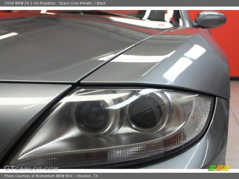 Space Grey Metallic / Black 2008 BMW Z4 3.0si Roadster