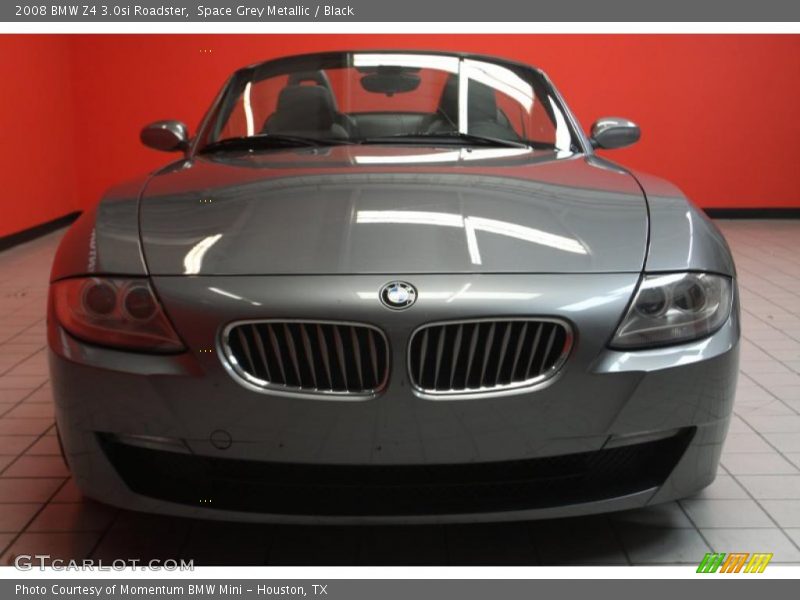Space Grey Metallic / Black 2008 BMW Z4 3.0si Roadster