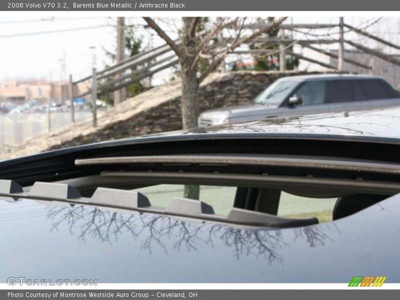 Barents Blue Metallic / Anthracite Black 2008 Volvo V70 3.2