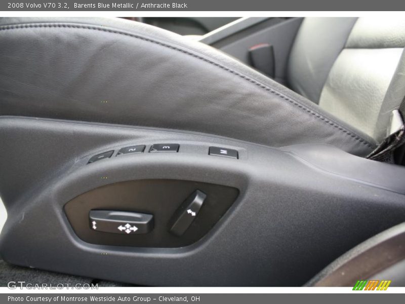 Barents Blue Metallic / Anthracite Black 2008 Volvo V70 3.2