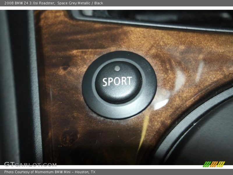 Space Grey Metallic / Black 2008 BMW Z4 3.0si Roadster