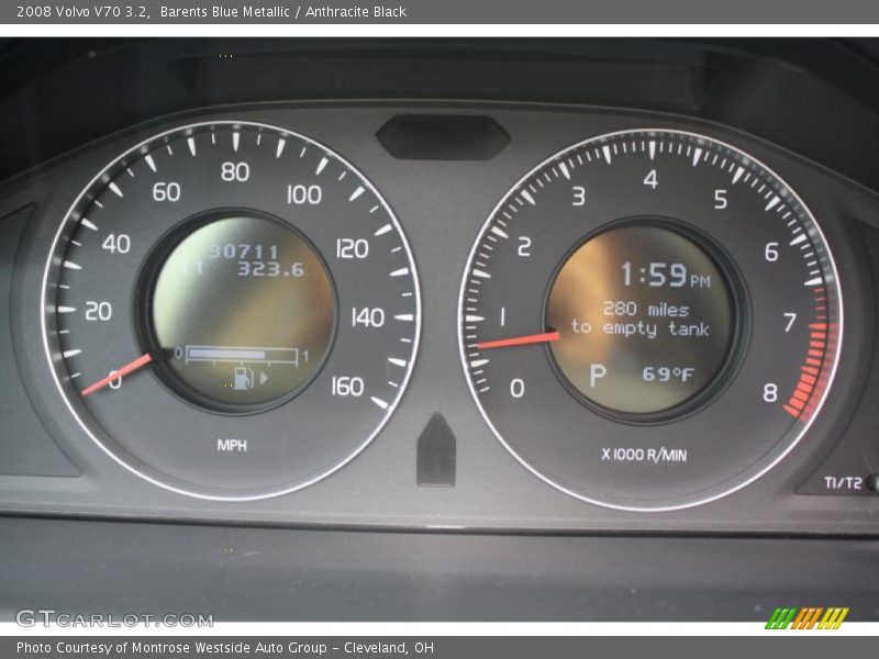 2008 V70 3.2 3.2 Gauges