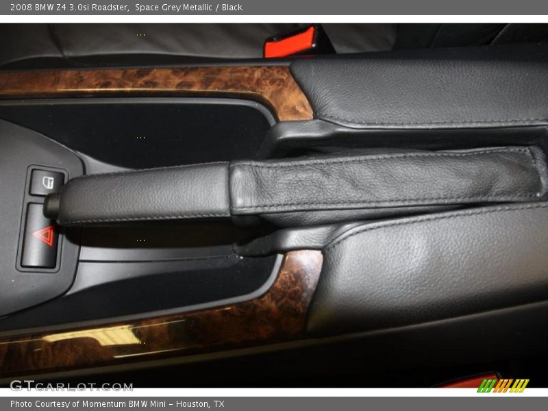 Space Grey Metallic / Black 2008 BMW Z4 3.0si Roadster