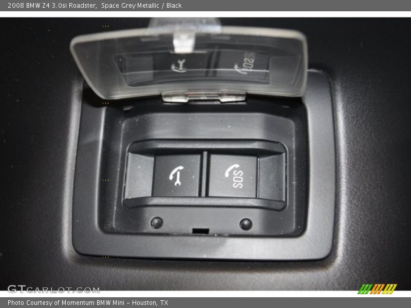 Space Grey Metallic / Black 2008 BMW Z4 3.0si Roadster