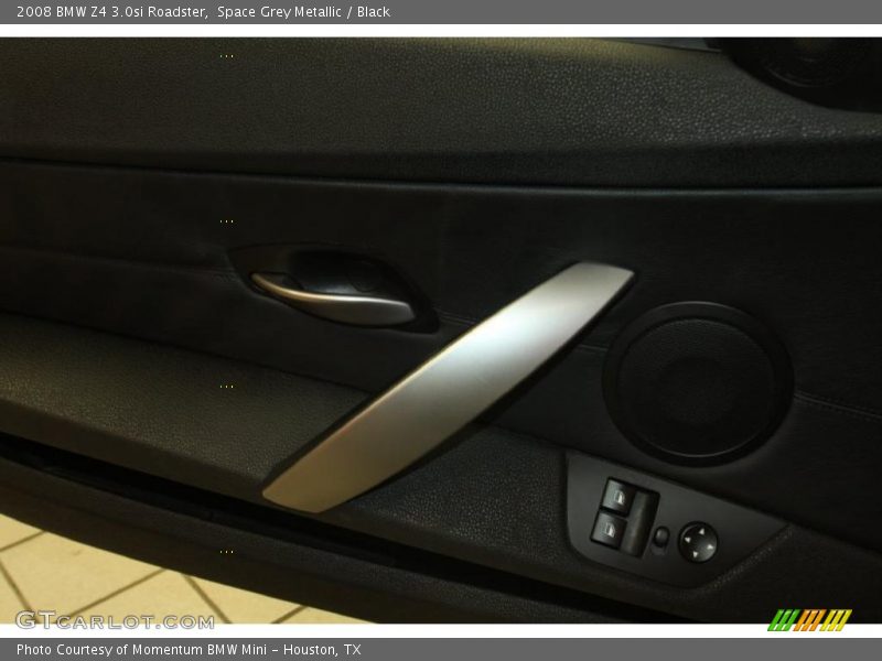 Space Grey Metallic / Black 2008 BMW Z4 3.0si Roadster