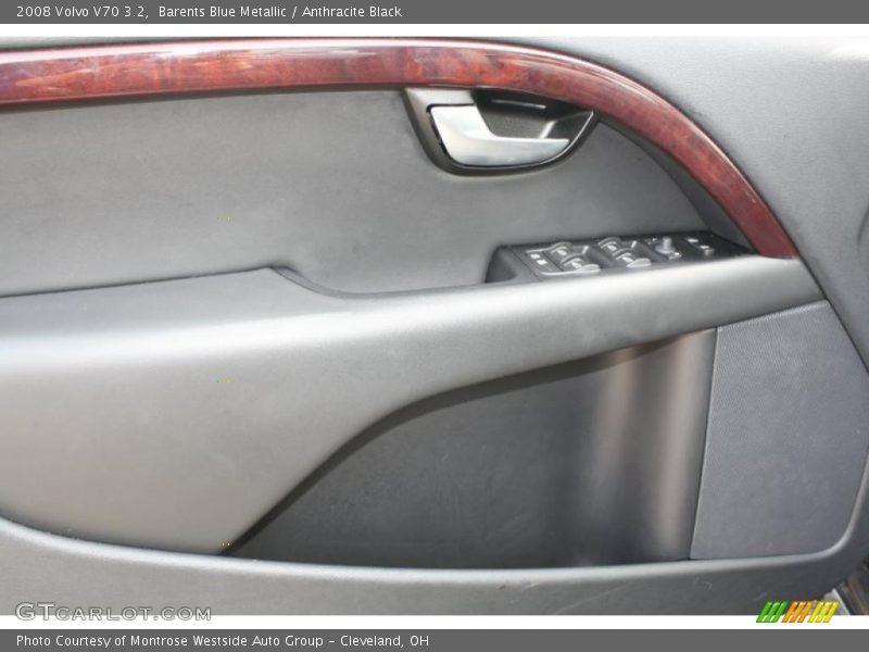 Barents Blue Metallic / Anthracite Black 2008 Volvo V70 3.2