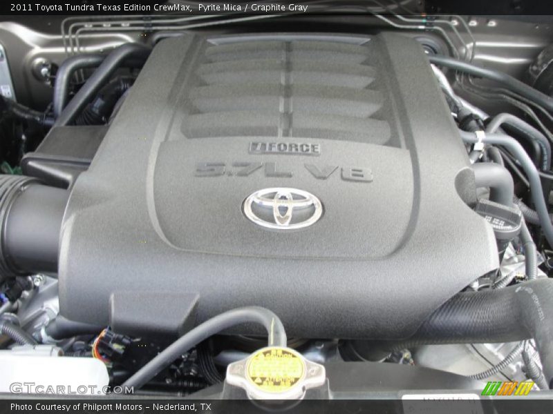  2011 Tundra Texas Edition CrewMax Engine - 5.7 Liter i-Force DOHC 32-Valve Dual VVT-i V8