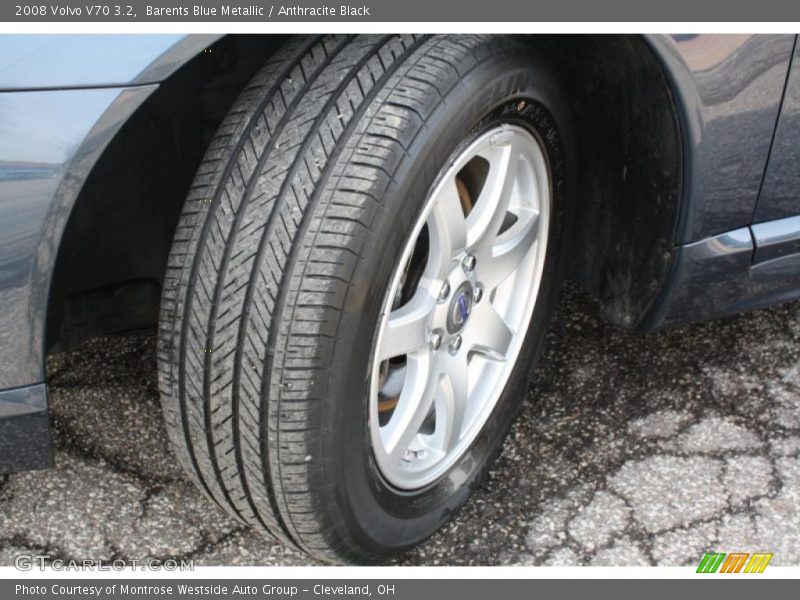 Barents Blue Metallic / Anthracite Black 2008 Volvo V70 3.2