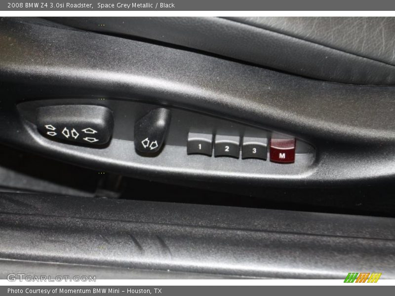 Space Grey Metallic / Black 2008 BMW Z4 3.0si Roadster