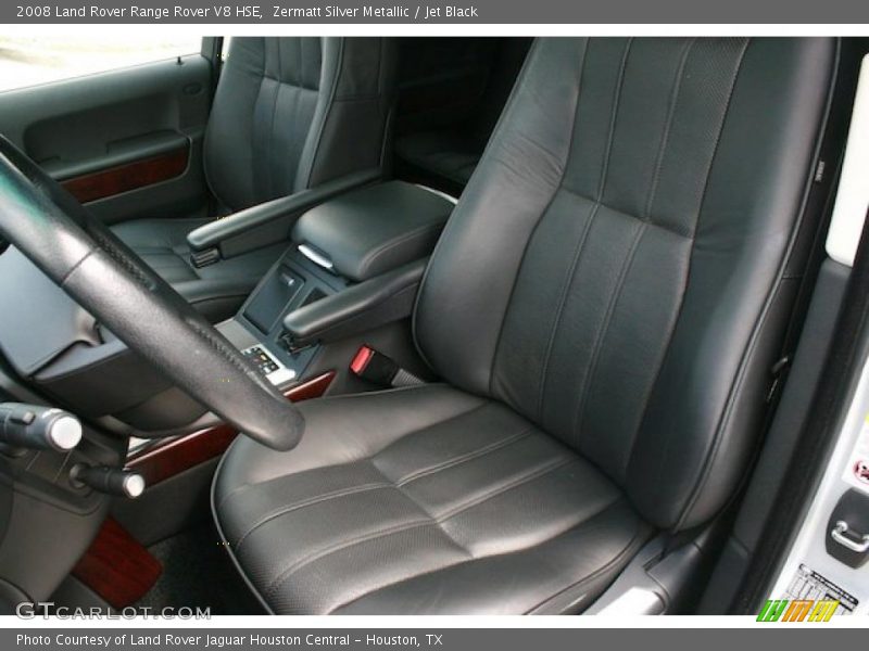 Zermatt Silver Metallic / Jet Black 2008 Land Rover Range Rover V8 HSE