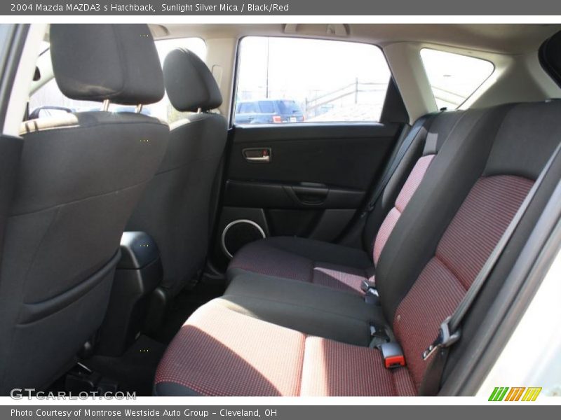 Sunlight Silver Mica / Black/Red 2004 Mazda MAZDA3 s Hatchback