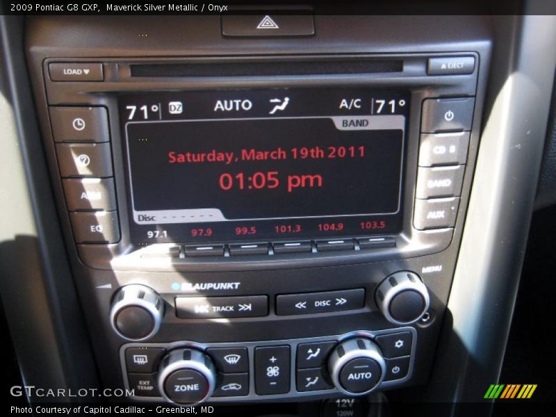 Maverick Silver Metallic / Onyx 2009 Pontiac G8 GXP