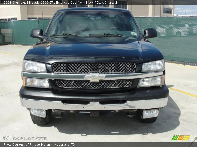 Black / Dark Charcoal 2003 Chevrolet Silverado 1500 Z71 Extended Cab 4x4