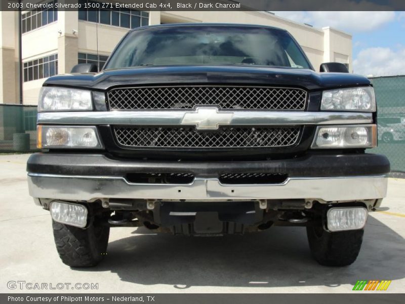 Black / Dark Charcoal 2003 Chevrolet Silverado 1500 Z71 Extended Cab 4x4