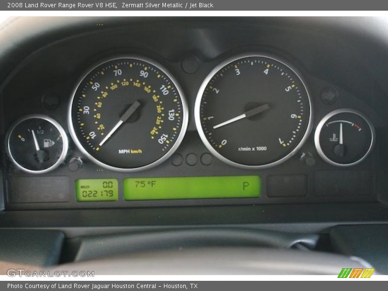  2008 Range Rover V8 HSE V8 HSE Gauges