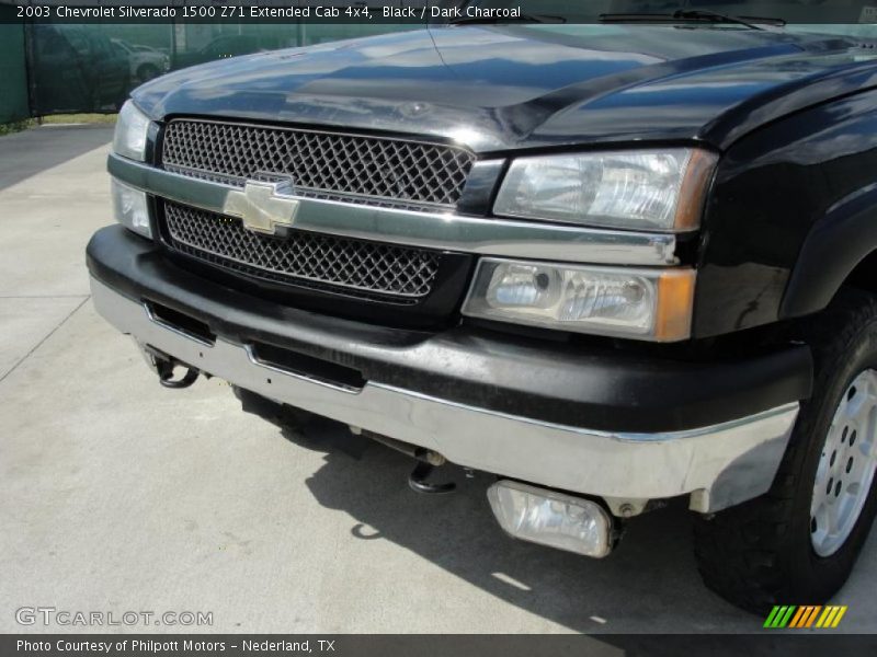 Black / Dark Charcoal 2003 Chevrolet Silverado 1500 Z71 Extended Cab 4x4