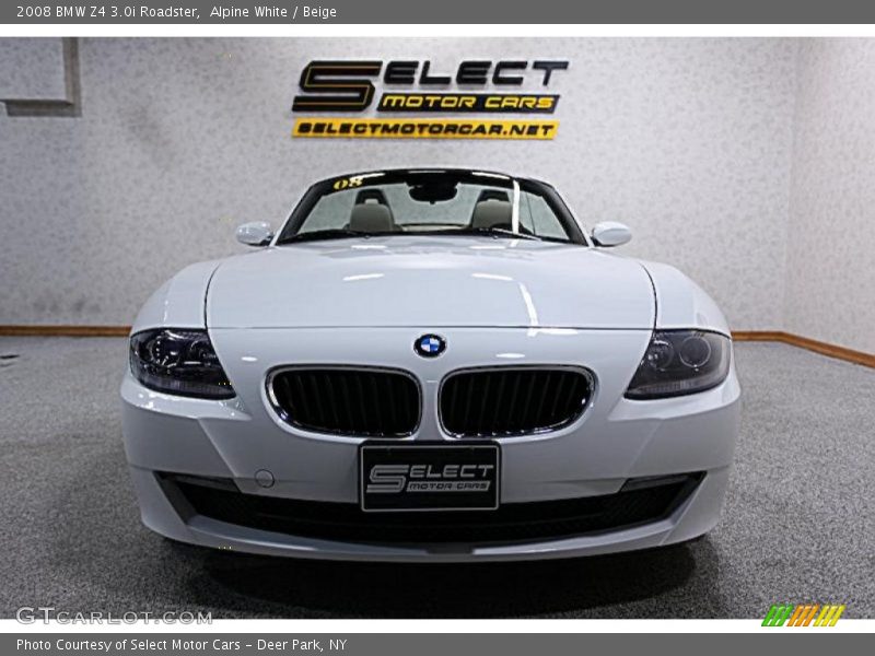 Alpine White / Beige 2008 BMW Z4 3.0i Roadster