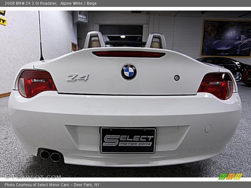Alpine White / Beige 2008 BMW Z4 3.0i Roadster