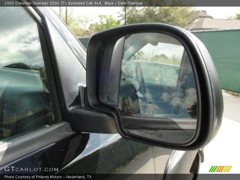 Black / Dark Charcoal 2003 Chevrolet Silverado 1500 Z71 Extended Cab 4x4
