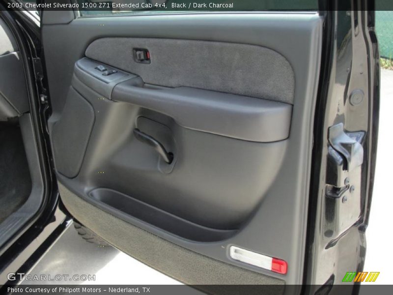 Black / Dark Charcoal 2003 Chevrolet Silverado 1500 Z71 Extended Cab 4x4